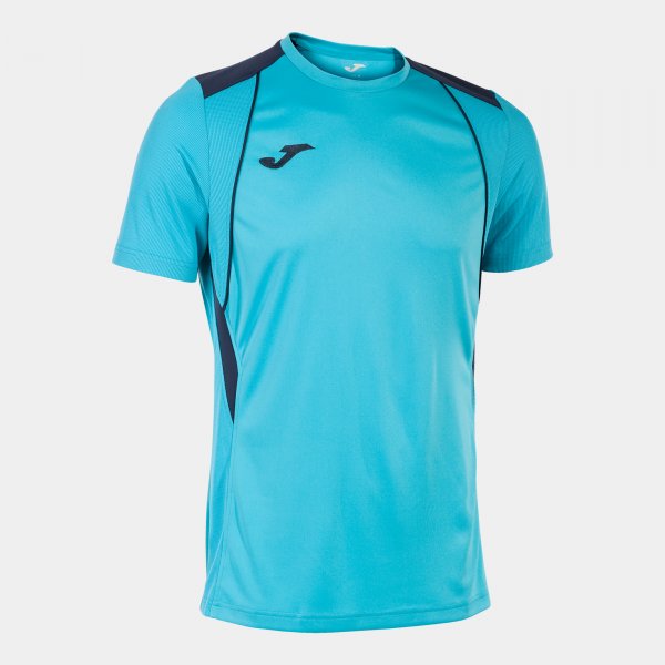 Joma Championship VII Football Shirt - Fluorescent Turquoise Navy