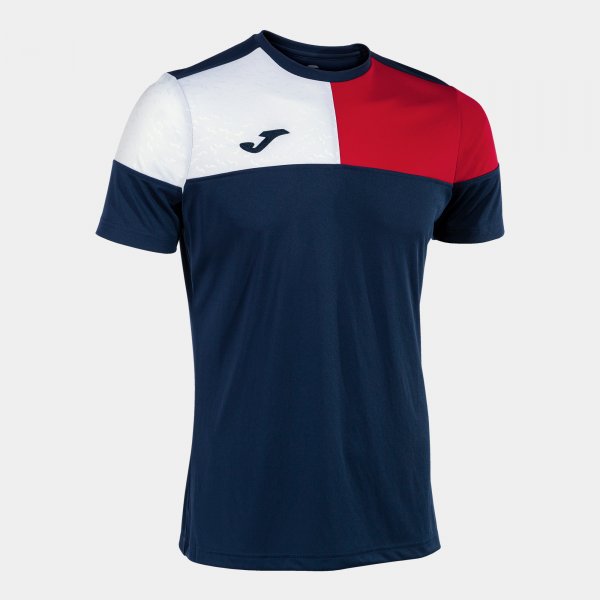 Joma Crew V Football Shirt - Marino Rojo