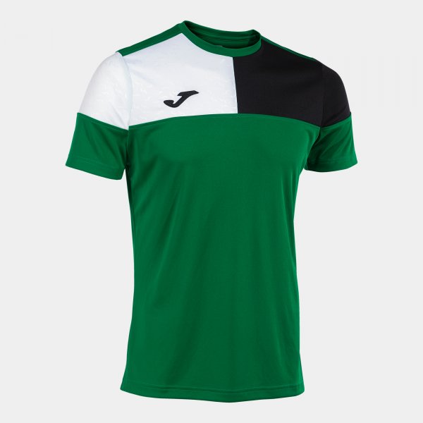 Joma Crew V Football Shirt - Green Black