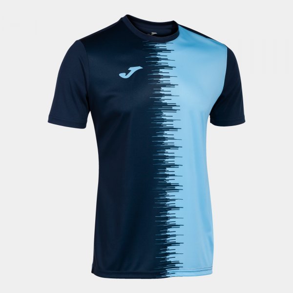 Joma City II Football Shirt - Navy Light Blue