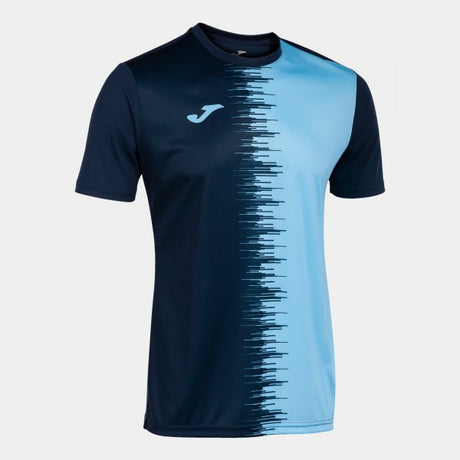 Joma City II Football Shirt - Navy Light Blue