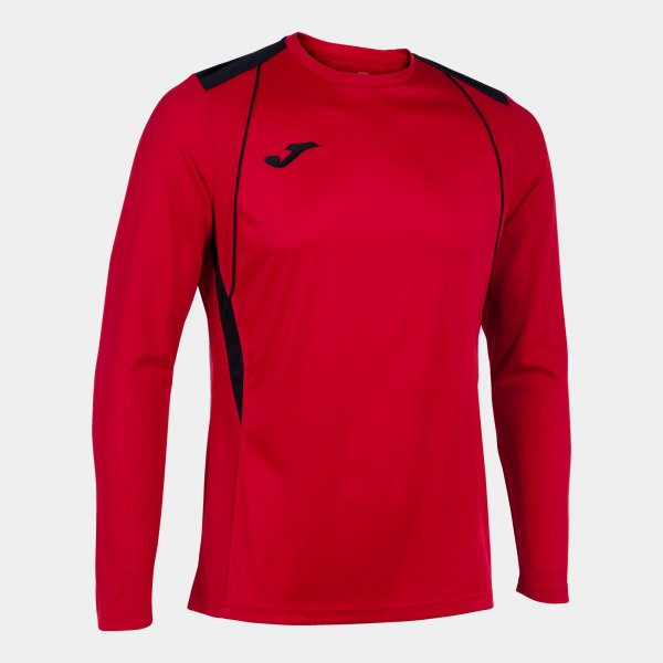 Joma Championship VII Long Sleeve Shirt - Red Black