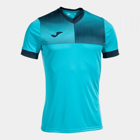 Joma Supernova IV Football Shirt - Fluorescent Turquoise Navy