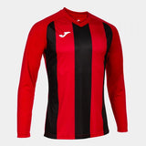 Joma Pisa II Long Sleeve Shirt - Red Black