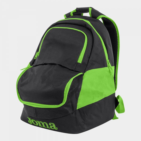 Joma Diamond II Backpack - Black Fluorescent Green