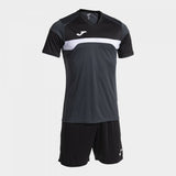 Joma Set Danubio III Football Kit - Anthracite Black