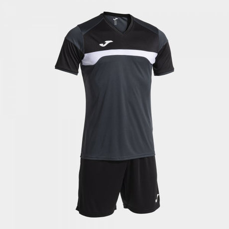 Joma Set Danubio III Football Kit - Anthracite Black