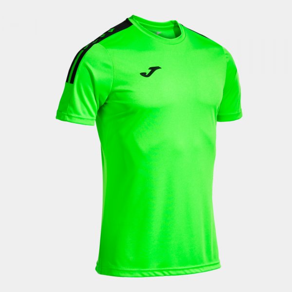 Joma Olimpiada Football Shirt - Fluorescent Green Black