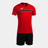Joma Set Victory Football Kit - Red Black