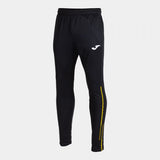 Joma Championship VIII Fleece Pants - Black Yellow