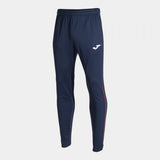 Joma Championship VIII Fleece Pants - Dark Navy Red