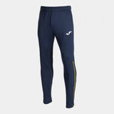 Joma Championship VIII Fleece Pants - Dark Navy Yellow