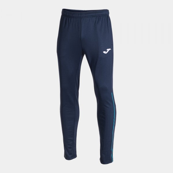 Joma Championship VIII Fleece Pants - Dark Navy Fluorescent Turquoise