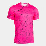 Joma Proteam II Football Shirt - Fluorescent Pink Black