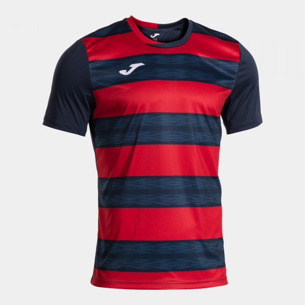 Joma Europa VI Football Shirt - Dark Navy Red