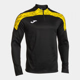 Joma Championship VIII Half-Zip Sweatshirt - Black Yellow