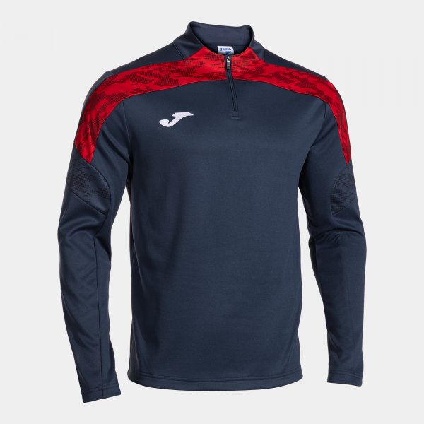Joma Championship VIII Half-Zip Sweatshirt - Dark Navy Red