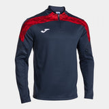 Joma Championship VIII Half-Zip Sweatshirt - Dark Navy Red