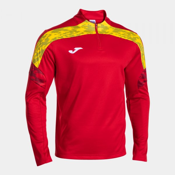 Joma Championship VIII Half-Zip Sweatshirt - Red Yellow