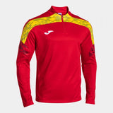 Joma Championship VIII Half-Zip Sweatshirt - Red Yellow