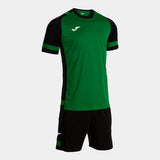 Joma Set Lider Football Kit - Green Black