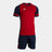 Joma Set Lider Football Kit - Red Dark Navy