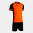 Joma Set Lider Football Kit - Orange Black