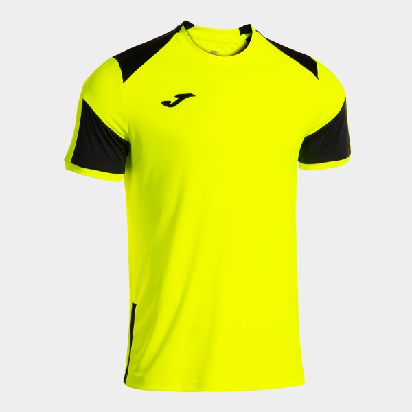 Joma Danubio IV Football Shirt - Yellow Black