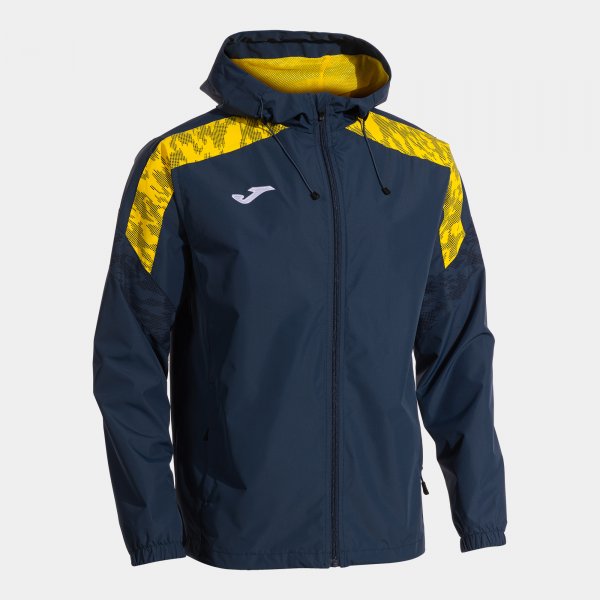 Joma Championship VIII Rain Jacket - Dark Navy Yellow