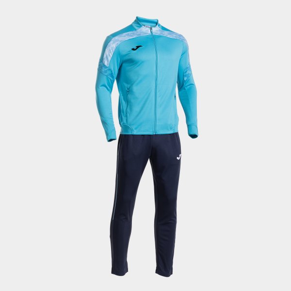 Joma Championship VIII Tracksuit - Fluorescent Turquoise Dark Navy