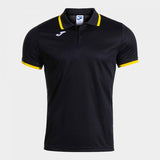 Joma Combi Premium Polo - Black Yellow