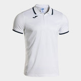 Joma Combi Premium Polo - White Dark Navy