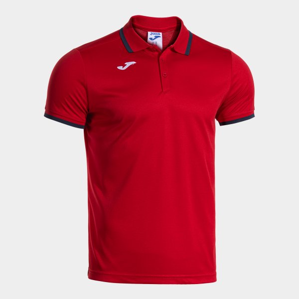Joma Combi Premium Polo - Red Dark Navy