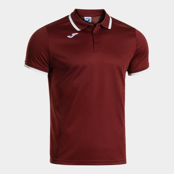 Joma Combi Premium Polo - Burgundy White