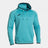 Joma Combi Premium Hoodie - Fluorescent Turquoise Dark Navy
