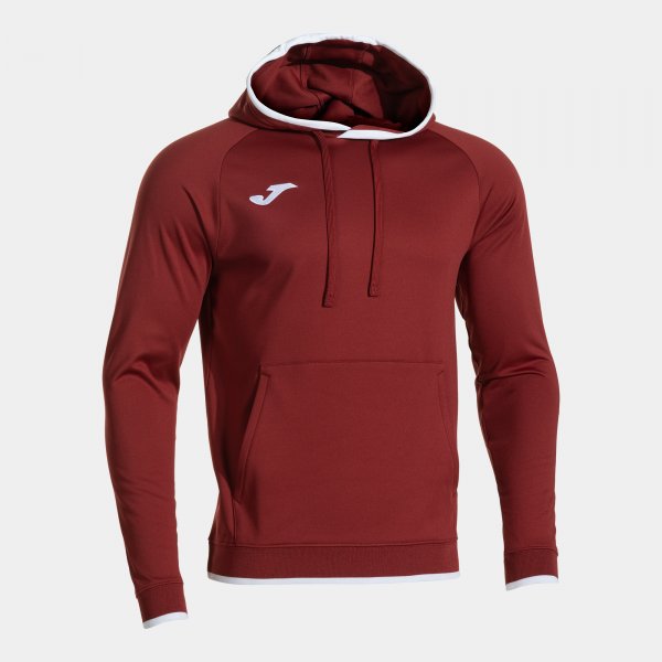 Joma Combi Premium Hoodie - Burgundy White