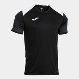 Joma Danubio IV Football Shirt - Black White