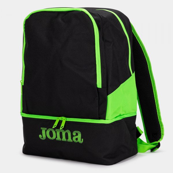 Joma Estadio III Backpack - Black Fluorescent Green