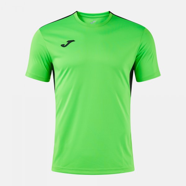 Joma Winner IV Football Shirt - Fluorescent Green Black