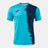 Joma Picasho City Football Shirt - Turquoise Fluorescent Dark Navy