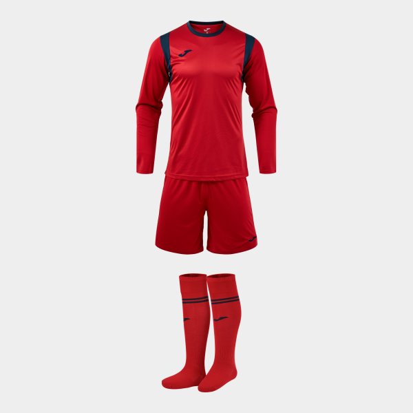 Joma Zamora XI Goalkeeper Kit - Red Dark Navy