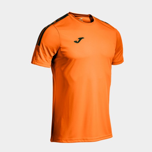 Joma Olimpiada Football Shirt - Orange Black