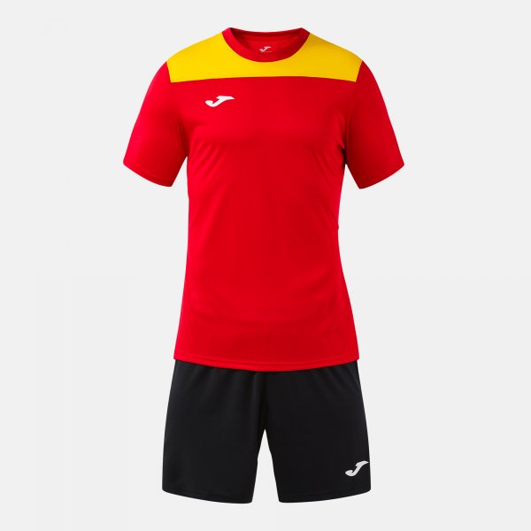 Joma Set Phoenix III Football Kit - Red Yellow