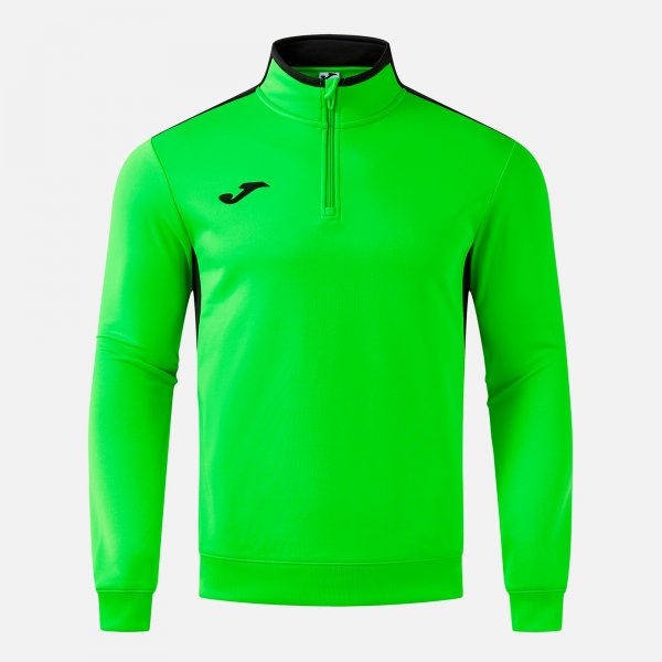 Joma Winner IV Half-Zip Sweatshirt - Fluorescent Green Black