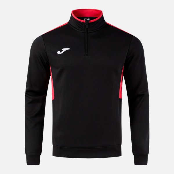 Joma Winner IV Half-Zip Sweatshirt - Black Fuchsia