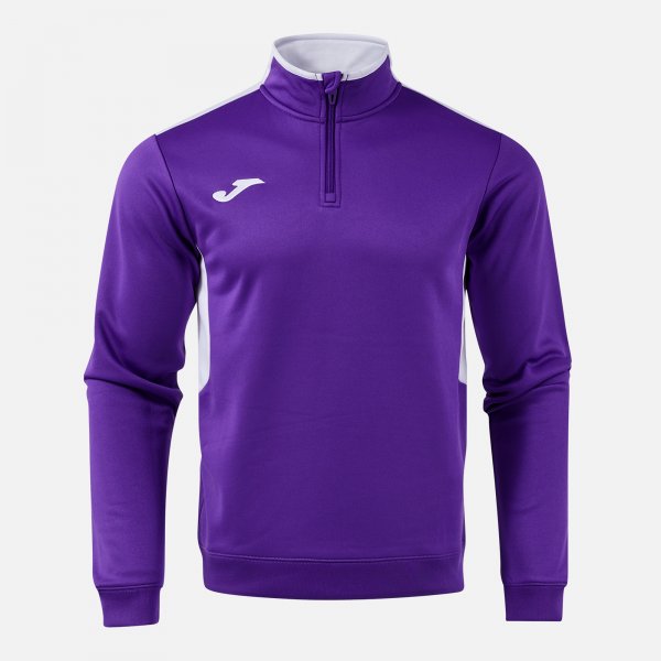 Joma Winner IV Half-Zip Sweatshirt - Violet White