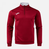 Joma Winner IV Half-Zip Sweatshirt - Burgundy Grey