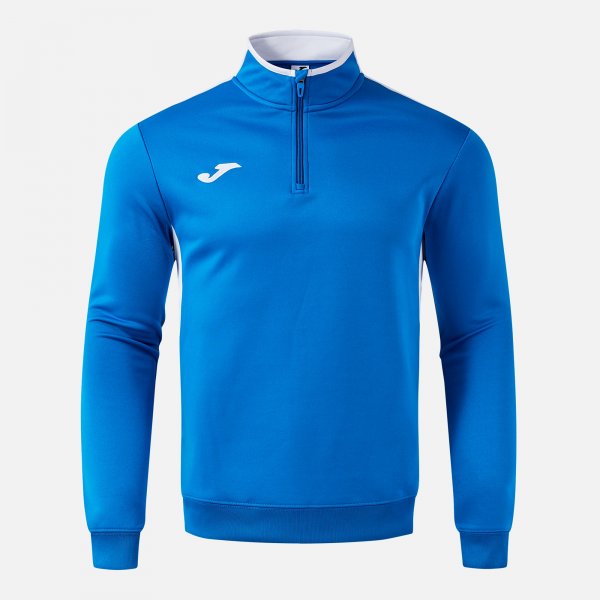 Joma Winner IV Half-Zip Sweatshirt - Royal White