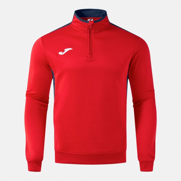 Joma Winner IV Half-Zip Sweatshirt - Red Dark Navy