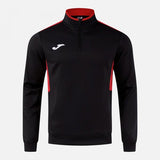 Joma Winner IV Half-Zip Sweatshirt - Black Red